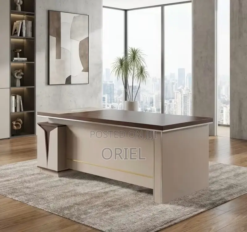 Office Desk : 1.6m L-Shaped Workstation Executive Desk