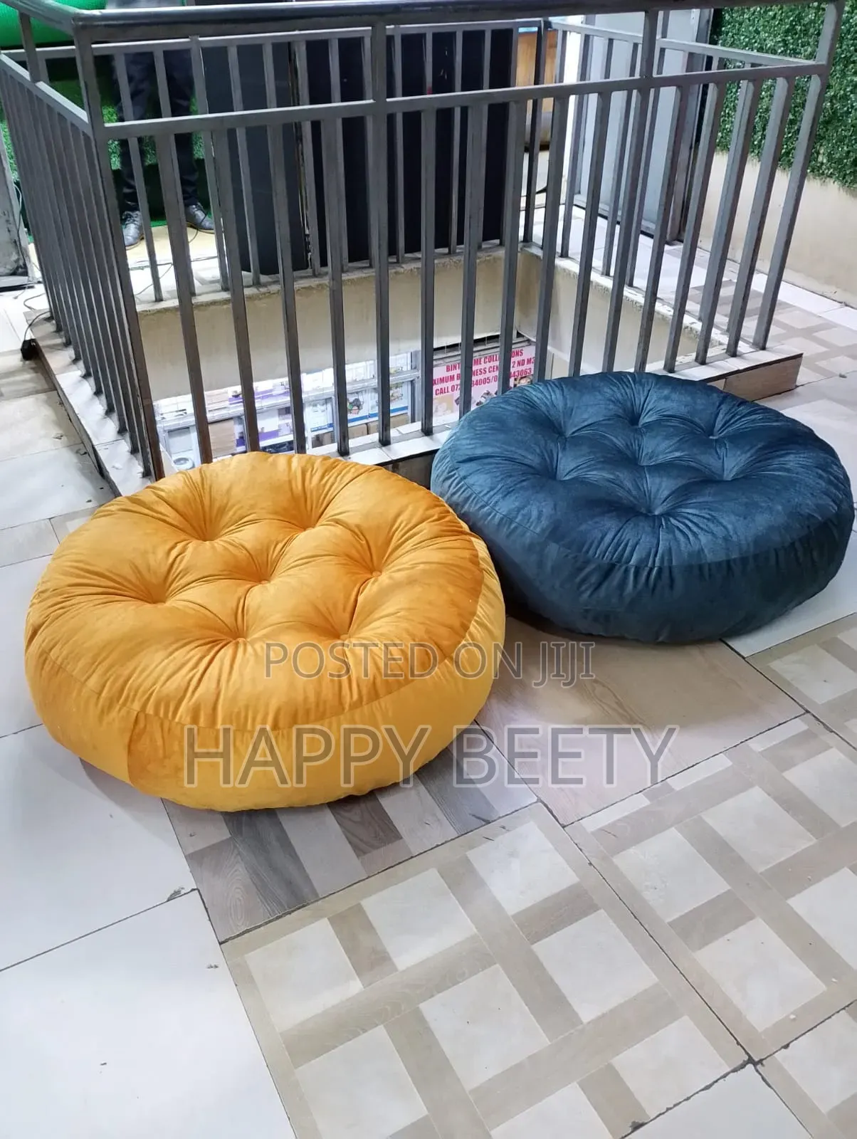 Round Puffy Floor Cushions