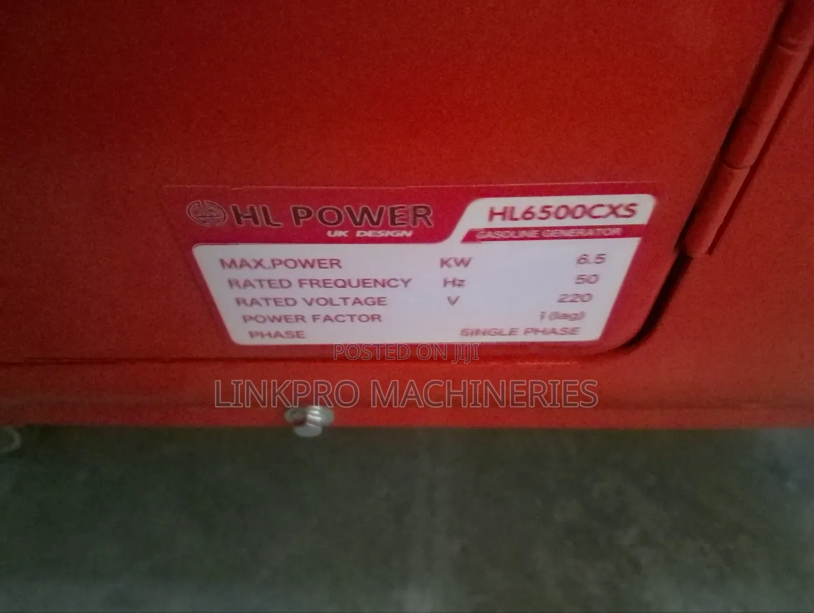 Hl Power 6500cxs Super Silent Petrol Generator