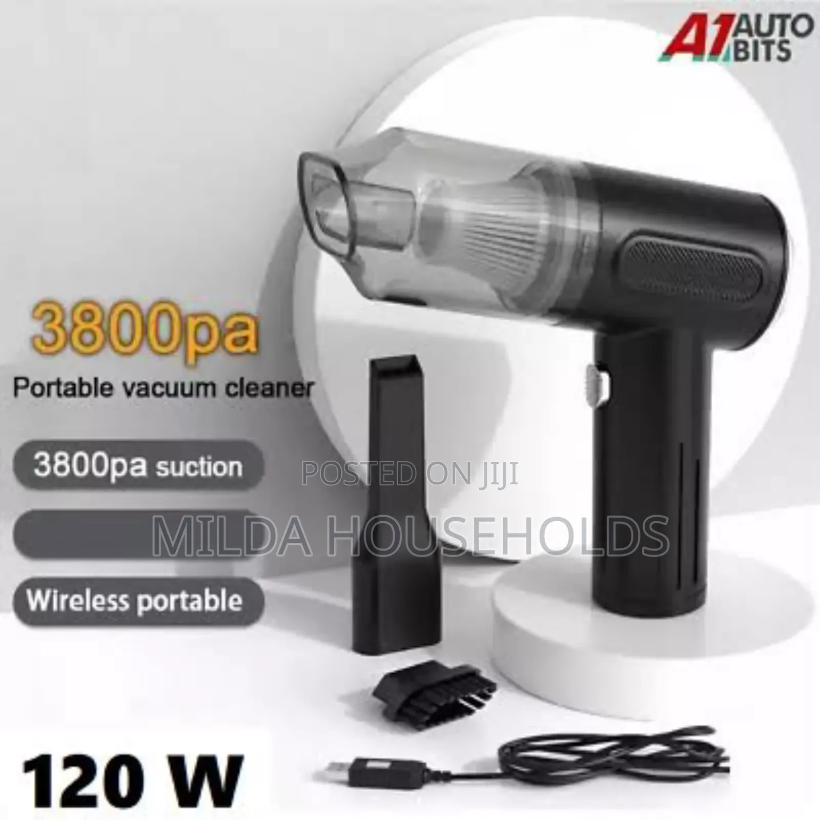 2 In 1 Portable Vacuum Cleaner