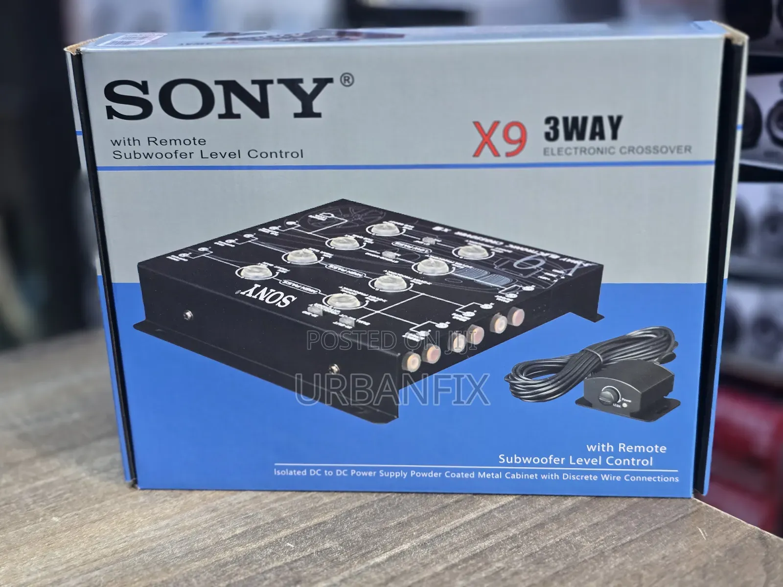 Sony Powerful 3 Way Digital Crossover With Bass Remote Control
