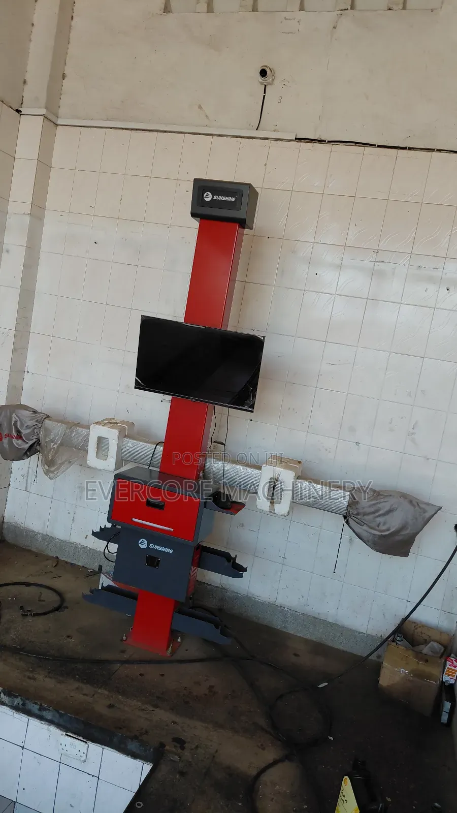 3d Wheel Alignment System With 4t Pit Rack Machine.