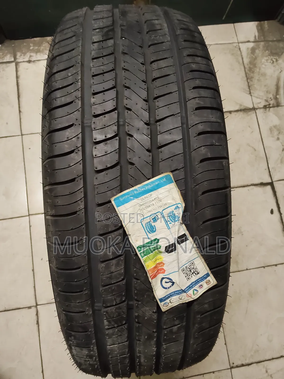 265/60r18 Dunlop Tyre Made In Japan