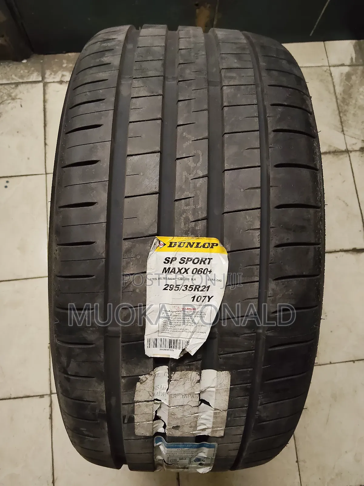 295/35r21 Dunlop Tyre Made In Japan