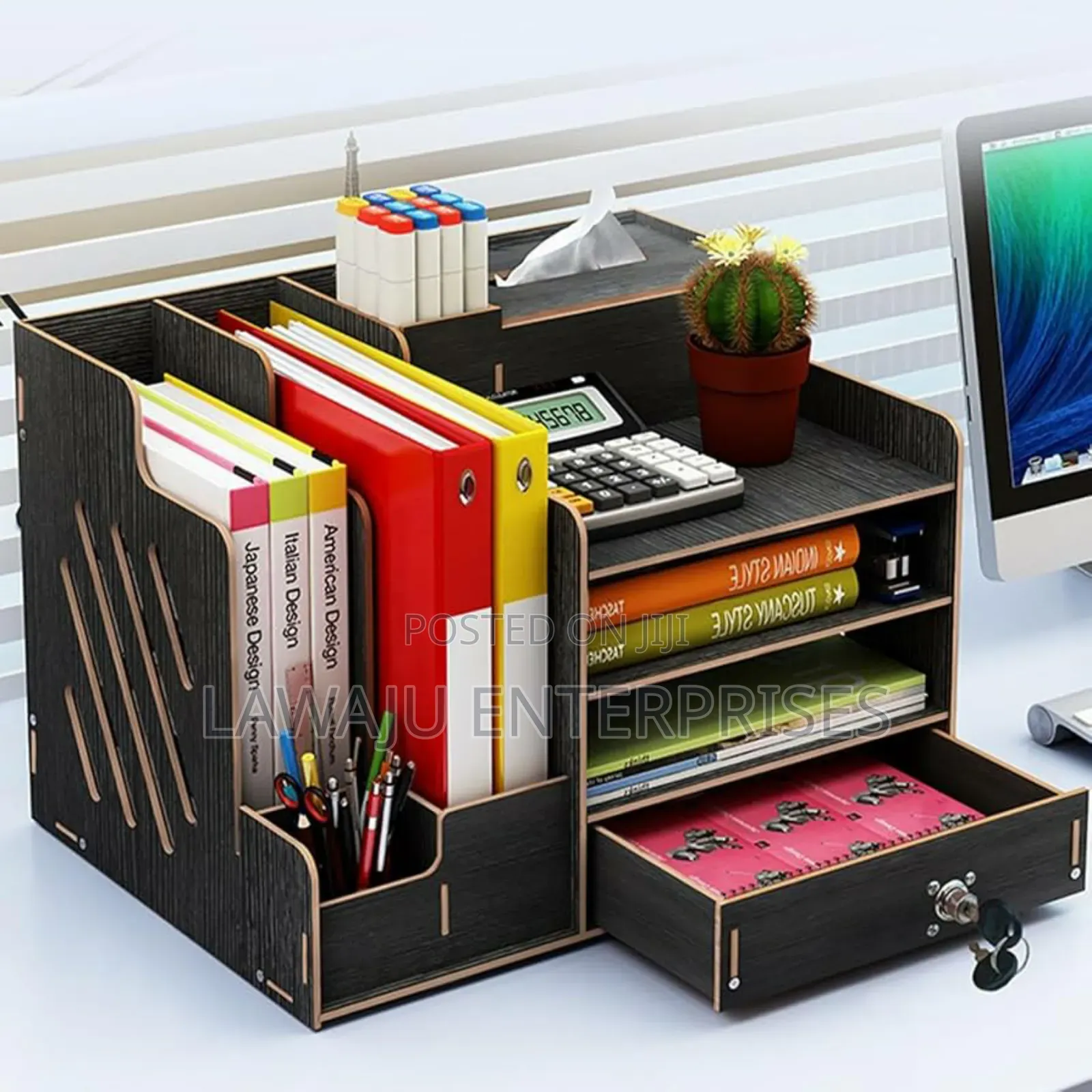 Bamboo Desk Organizer