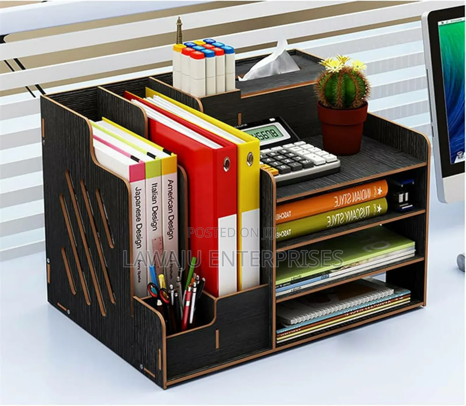 Bamboo Desk Organizer