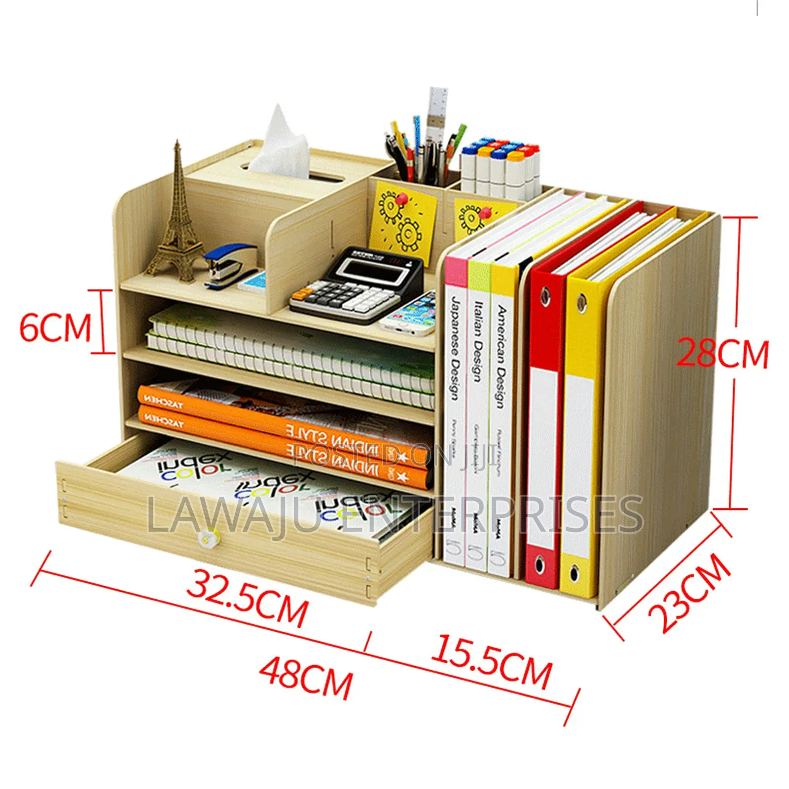 Bamboo Desk Organizer
