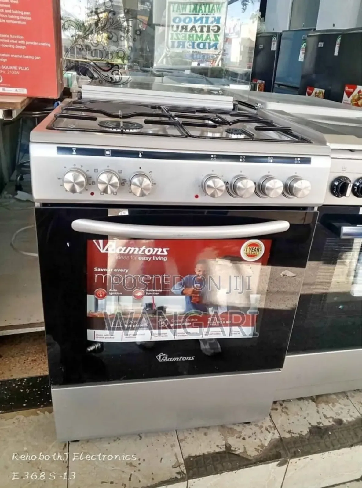 With Warranty 60 by 60 Standing Cooker Ramtons