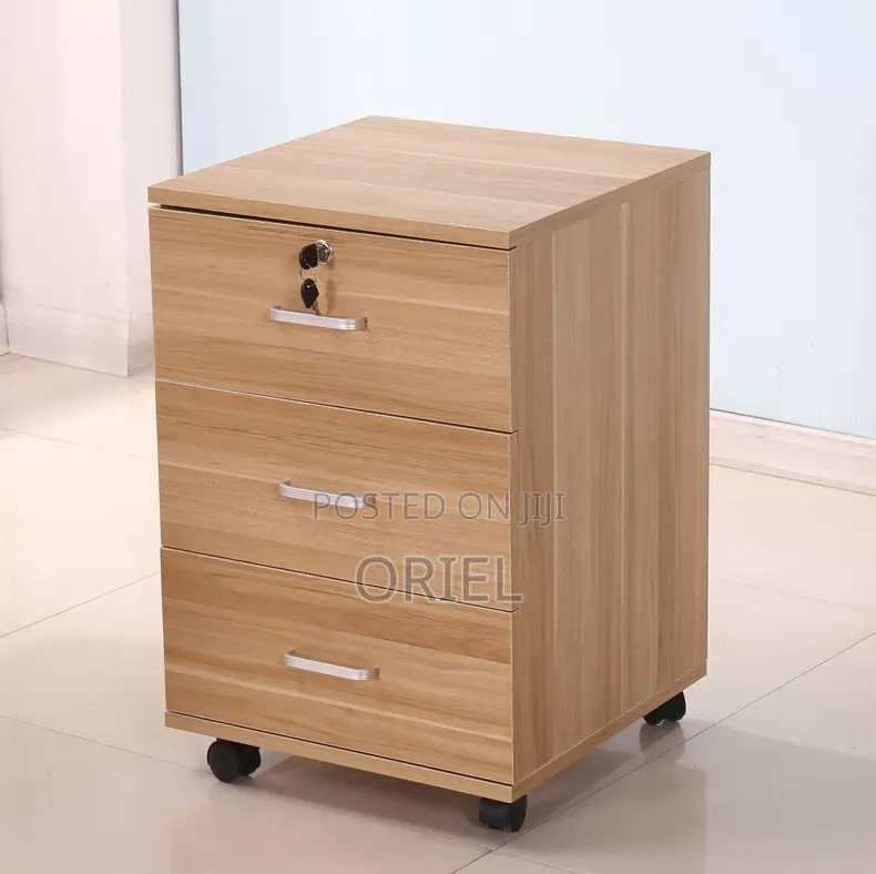Cabinet: Under-Desk 3-Drawer Rolling Office Cabinet
