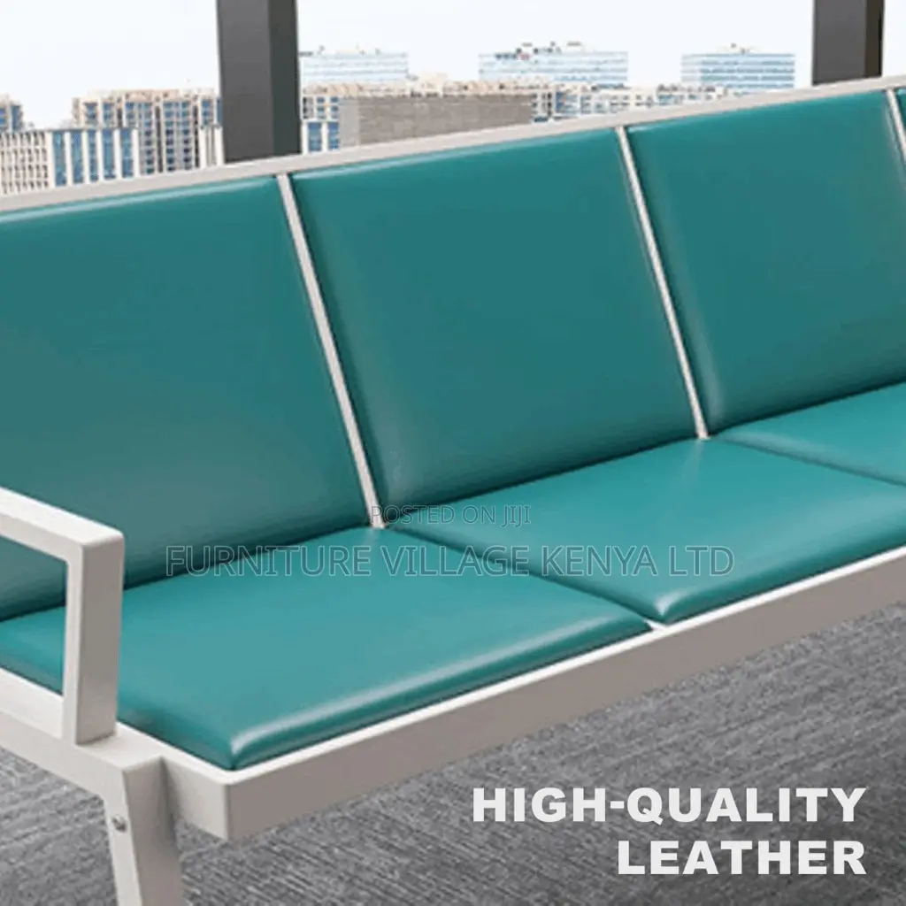 Waiting Bench; Modern 3-seater Waiting Bench