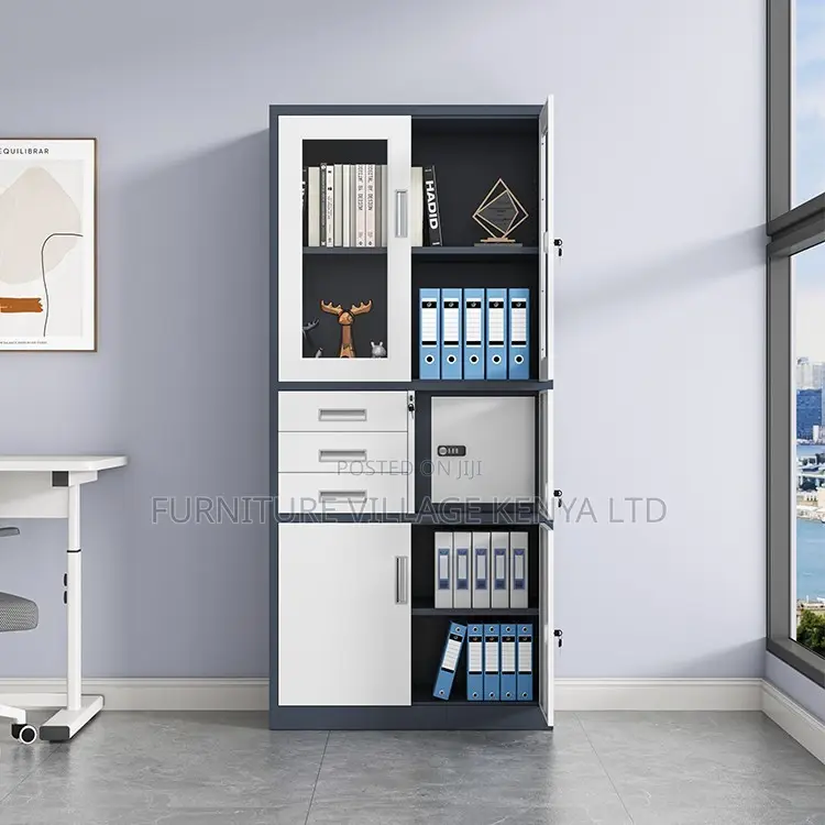 Office Cabinet; Steel Office Cabinet With Safe