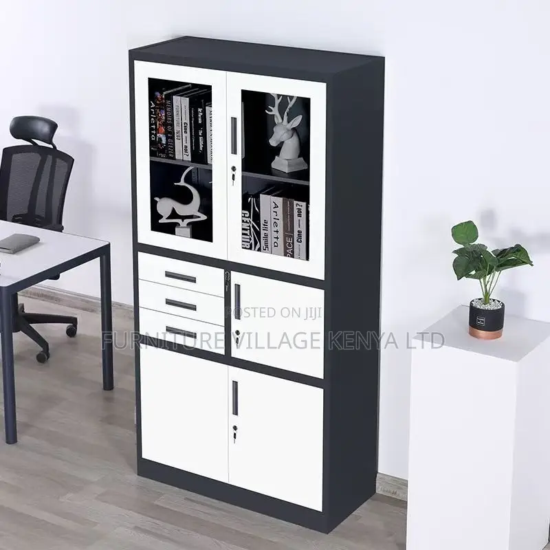 Office Cabinet; Steel Office Cabinet With Safe
