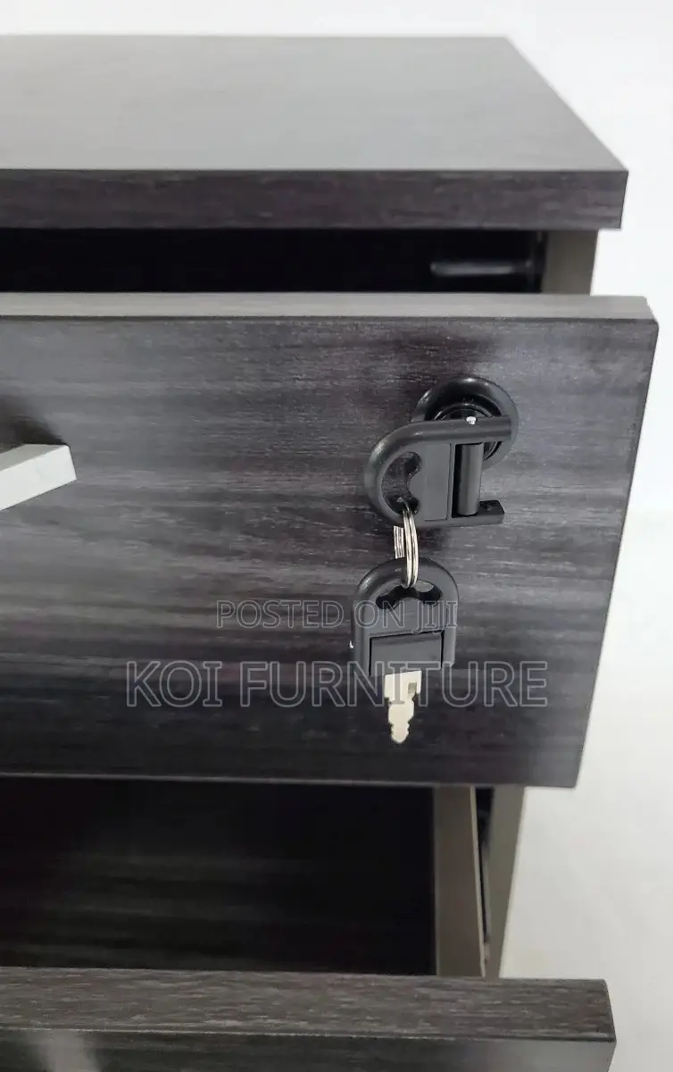 Office Cabinet : 3-Drawer Mobile File Pedestal