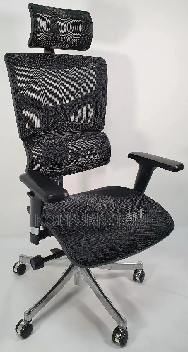 Office Chair : Black High Back Office Chair