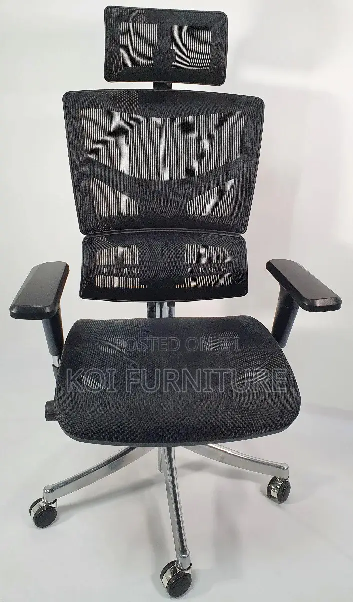 Office Chair : Black High Back Office Chair