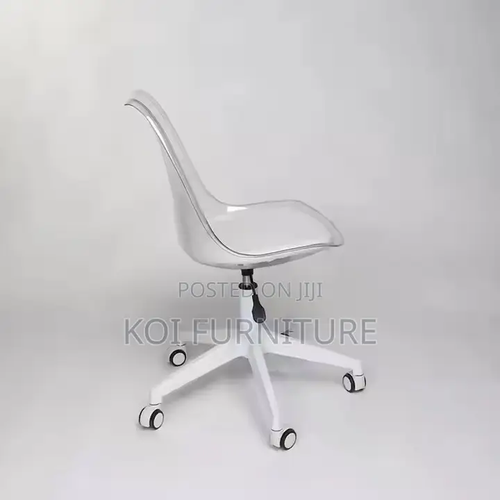 Swivel Chair ;Transparent Swivel Plastic Home Chair