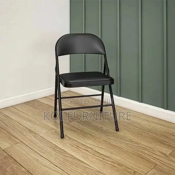 Office Chair : Black Foldable Office and Dining Chair