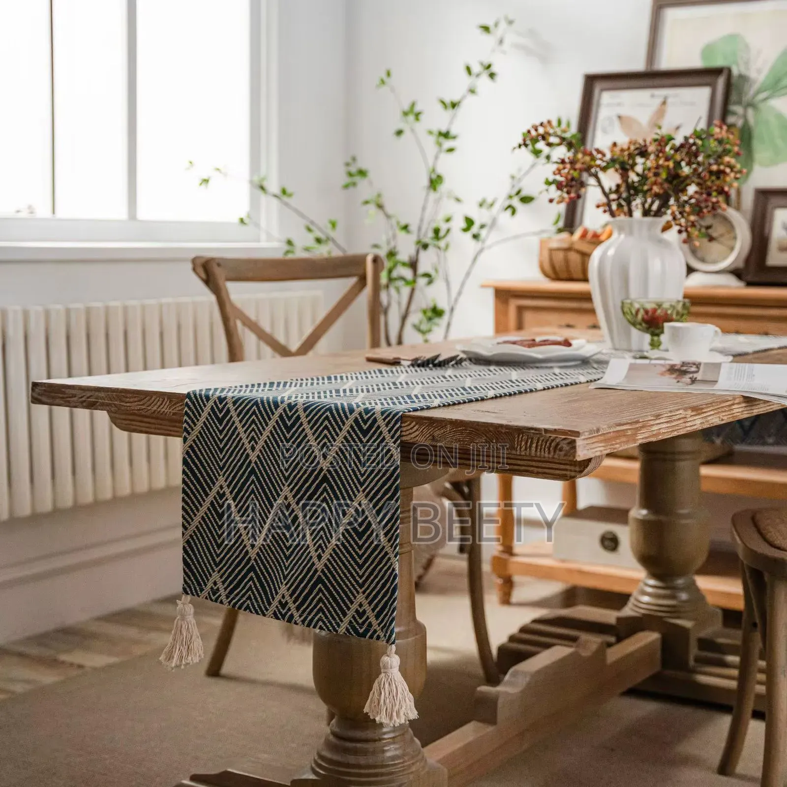 Geometric Pattern Table Runner