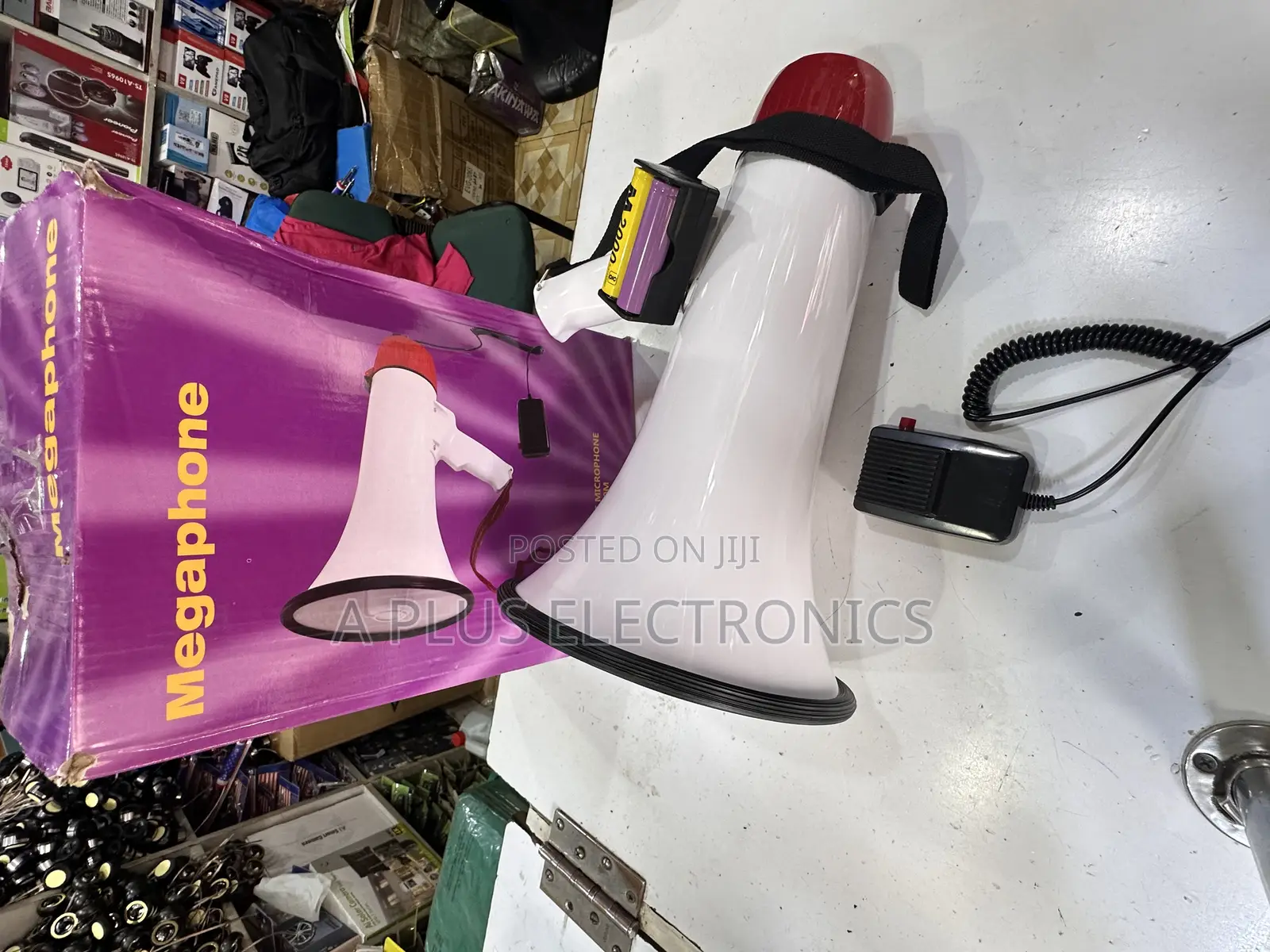 Megaphone 1501 With Bluetooth, 2 Batteries and Charger – Loud Portable