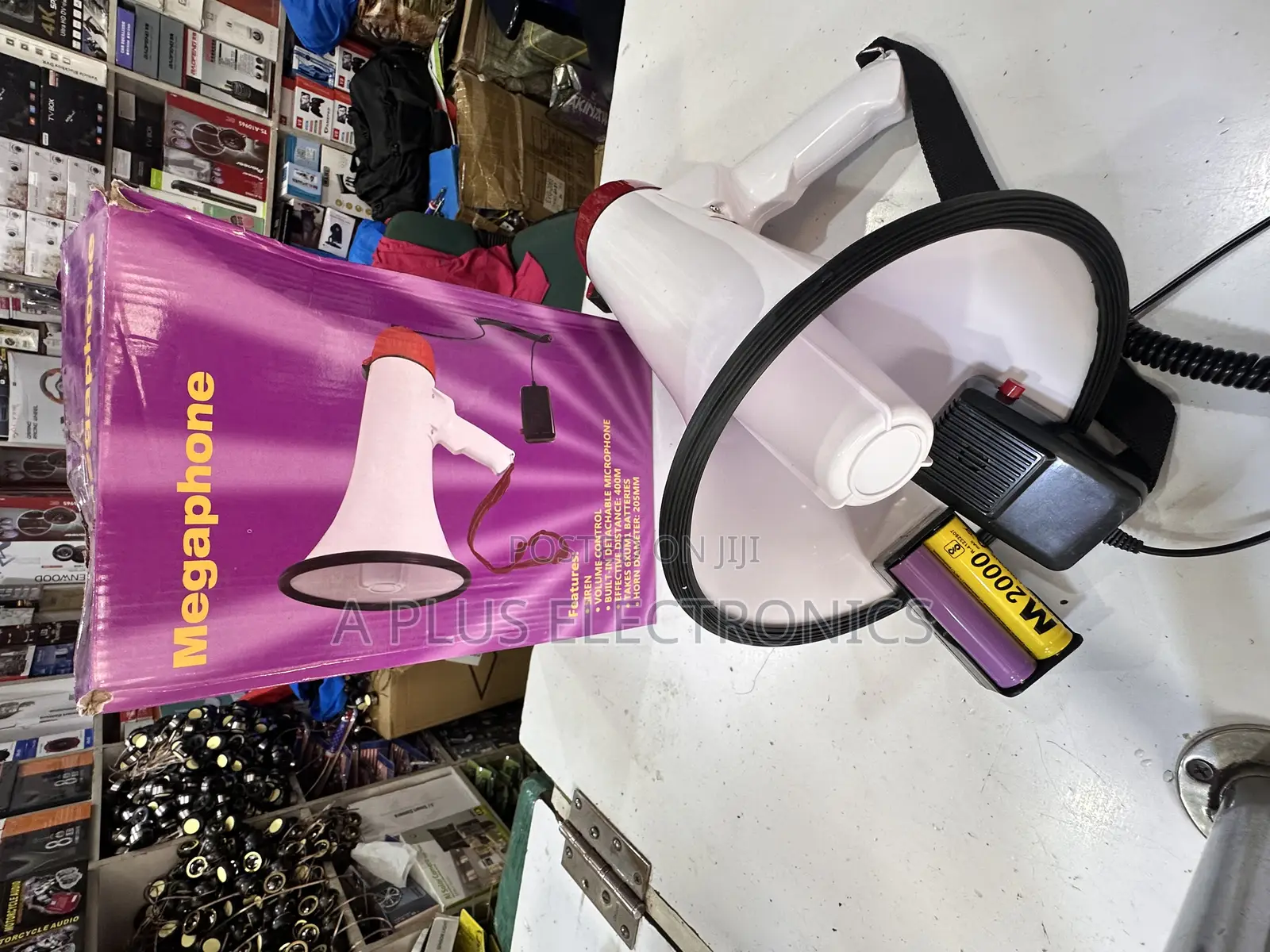 Megaphone 1501 With Bluetooth, 2 Batteries and Charger – Long Range