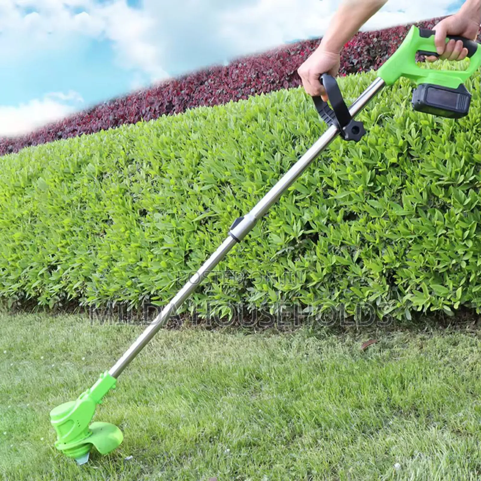 Cordless Electric Lawn Mower.