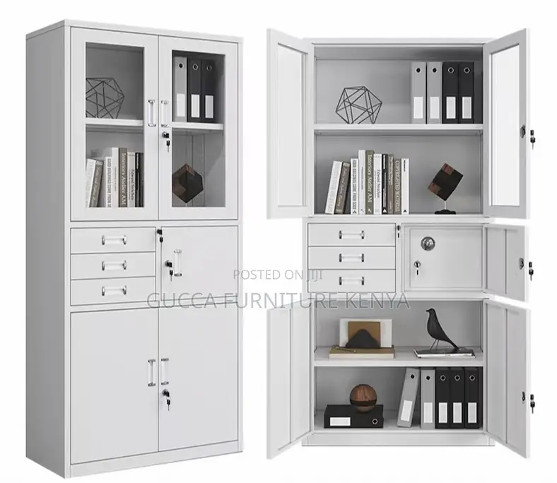 Office Metal Filing Cabinet With Safe