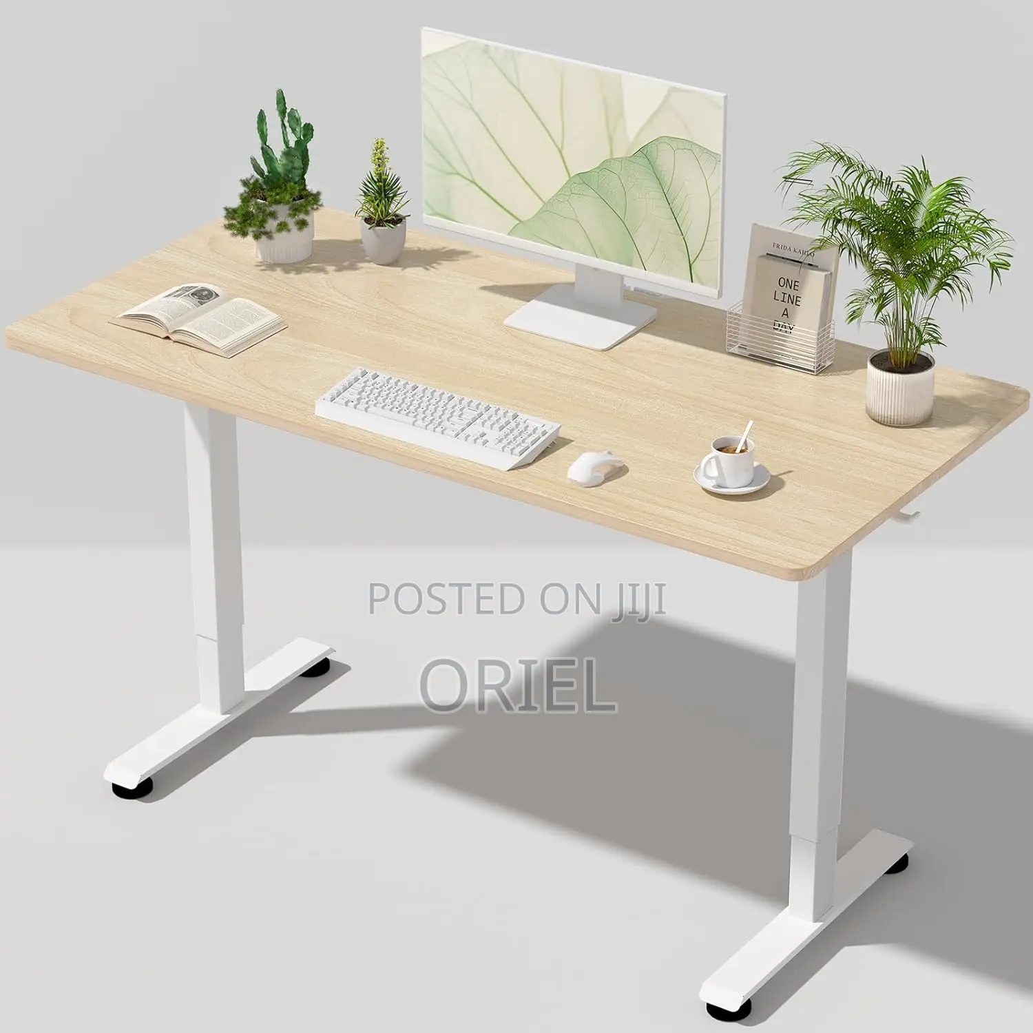Office Desk : 2000mm Electric Height Adjustable Office Desk