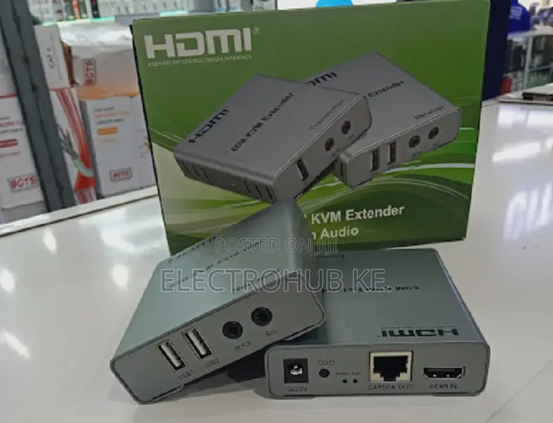 60m Hdmi Kvm Extender With Usb Keyboard Mouse Audio Available