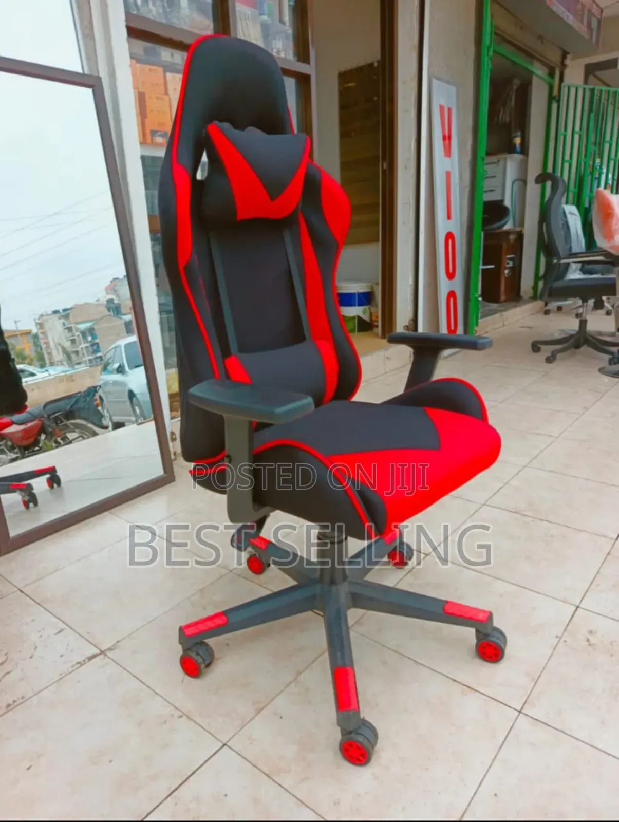 Rated Red Black Gaming Chair