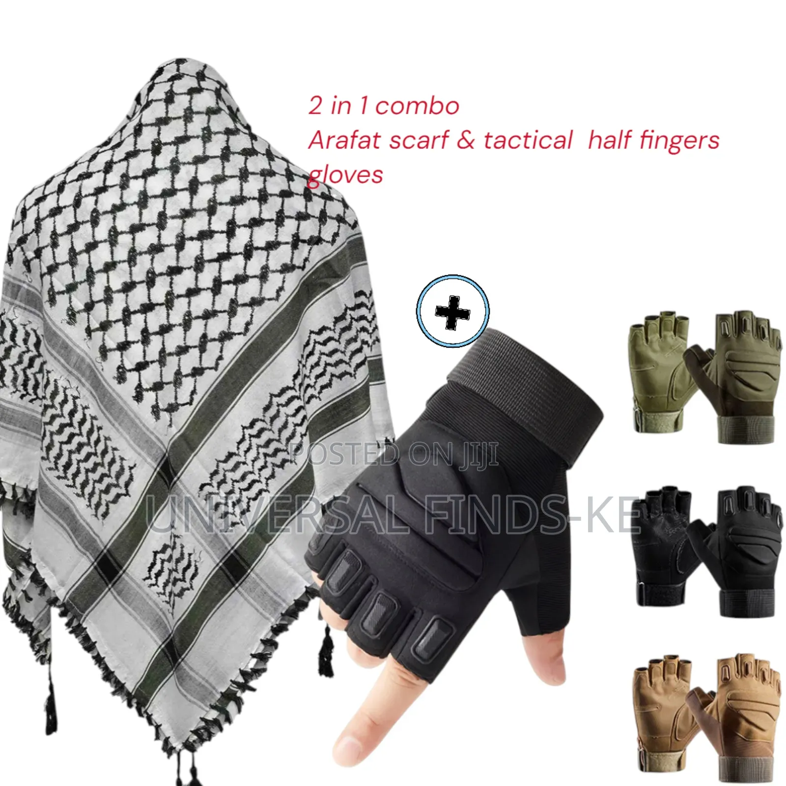 Arafat Scarf + Tactical Gloves