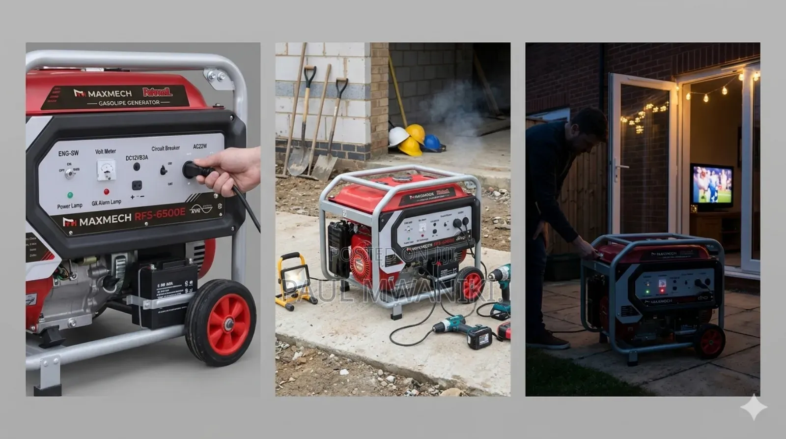 Maxmech 6.5 Kva  Generator