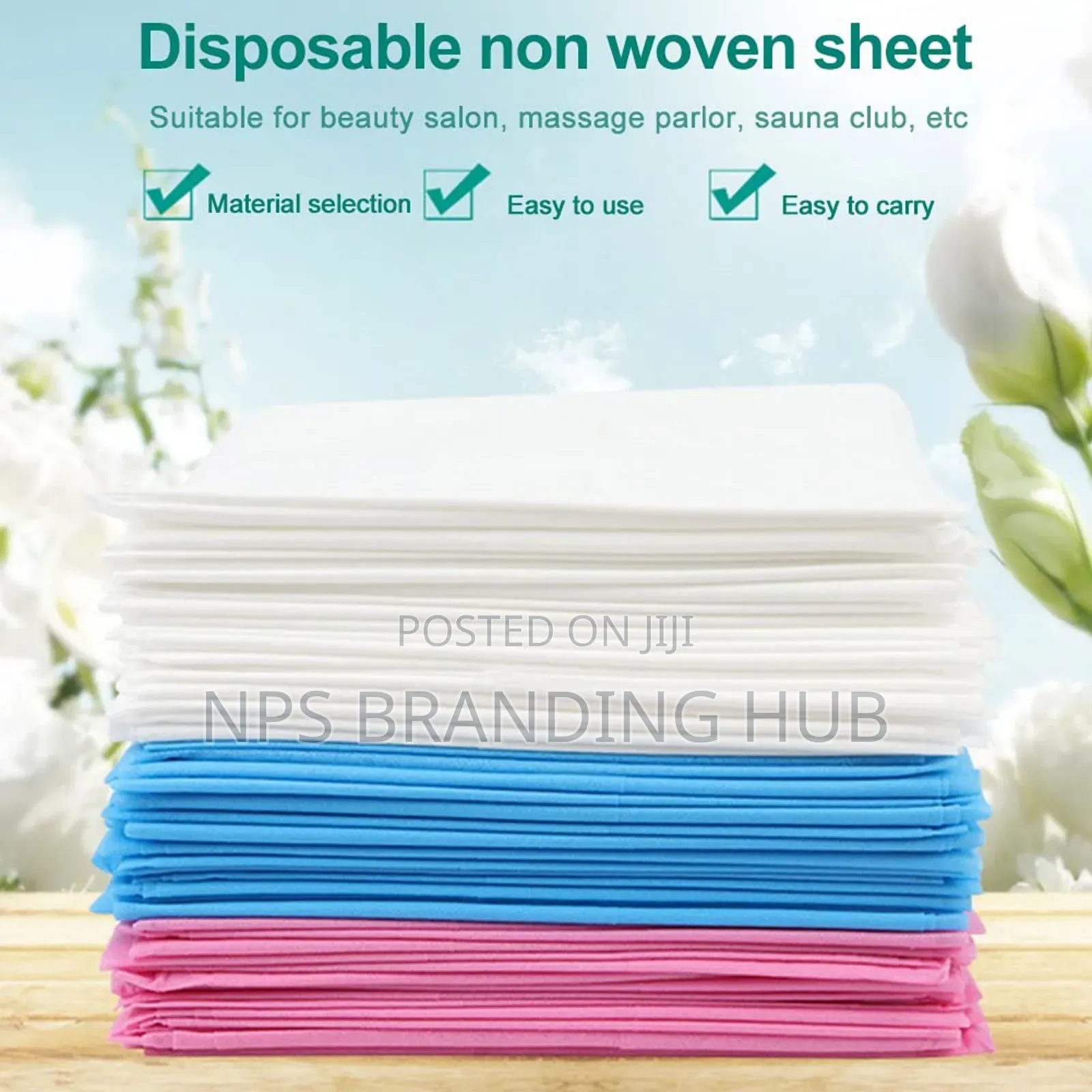 10 Pcs Disposable Massage Bed Sheets Hbc