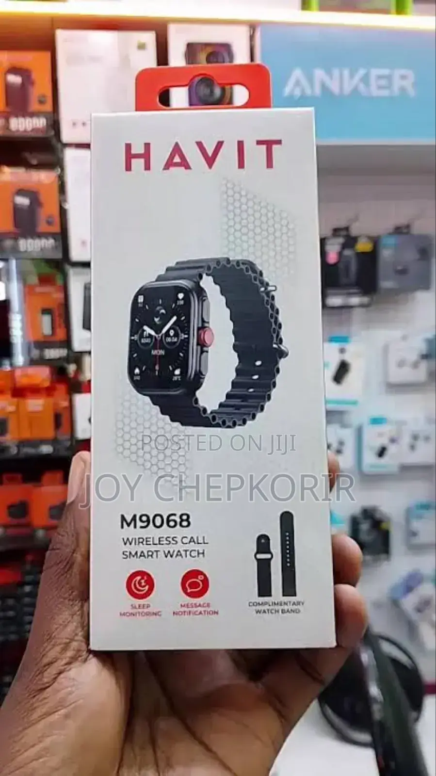 Havit M9068 Amoled Wireless Call Smart Watch