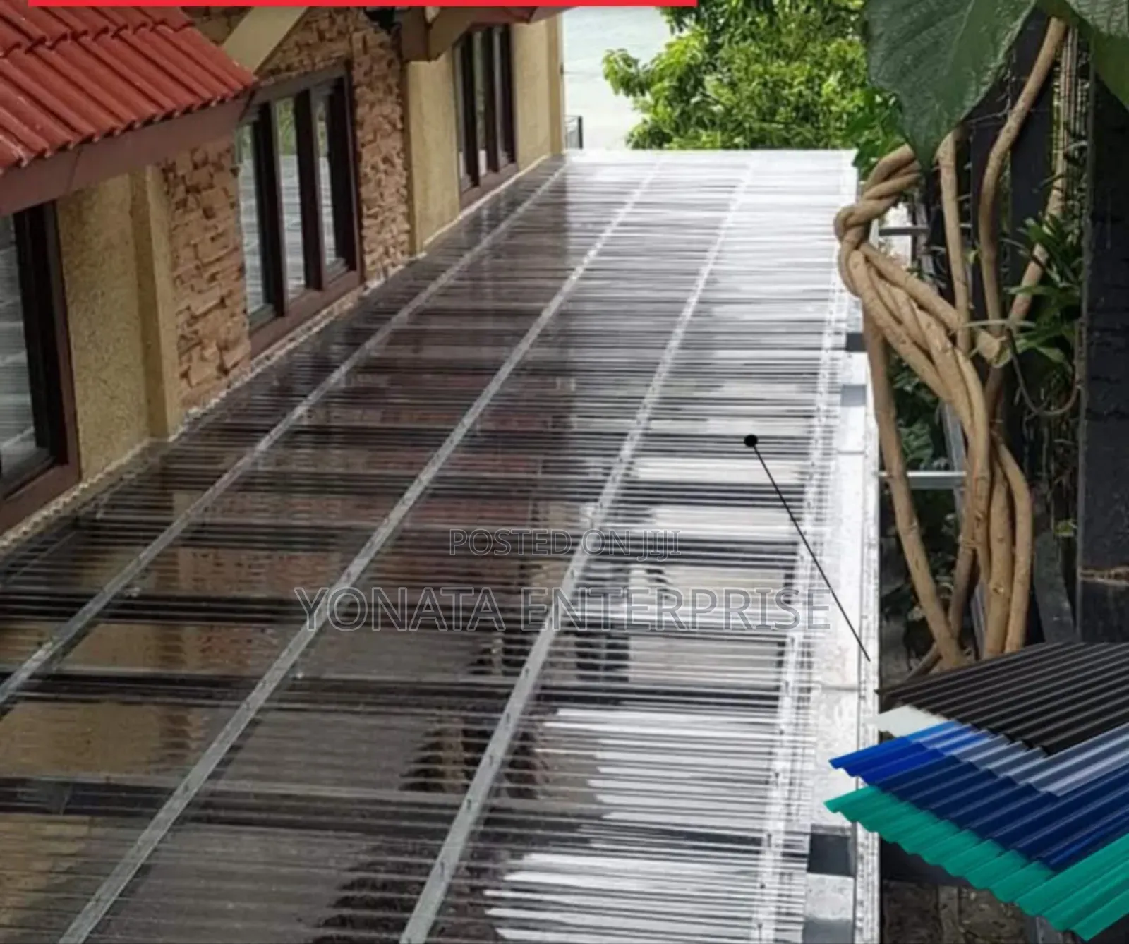 Hollow Polycarbonate Sheets 6mm Available (Blue, Clear, Bronze, Green)