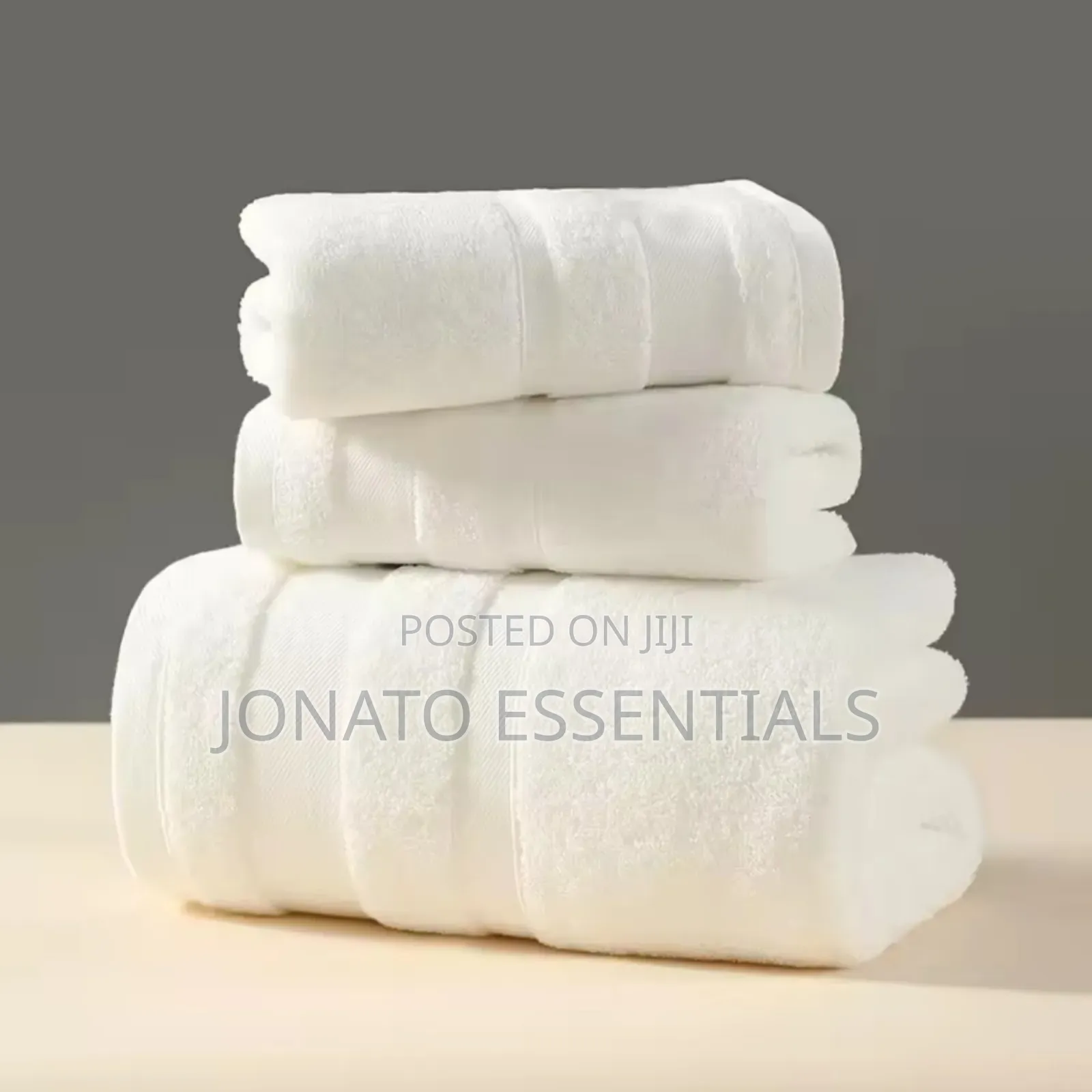 3-Piece Cotton Bath Towel Set - Super Absorbent Spa Towels