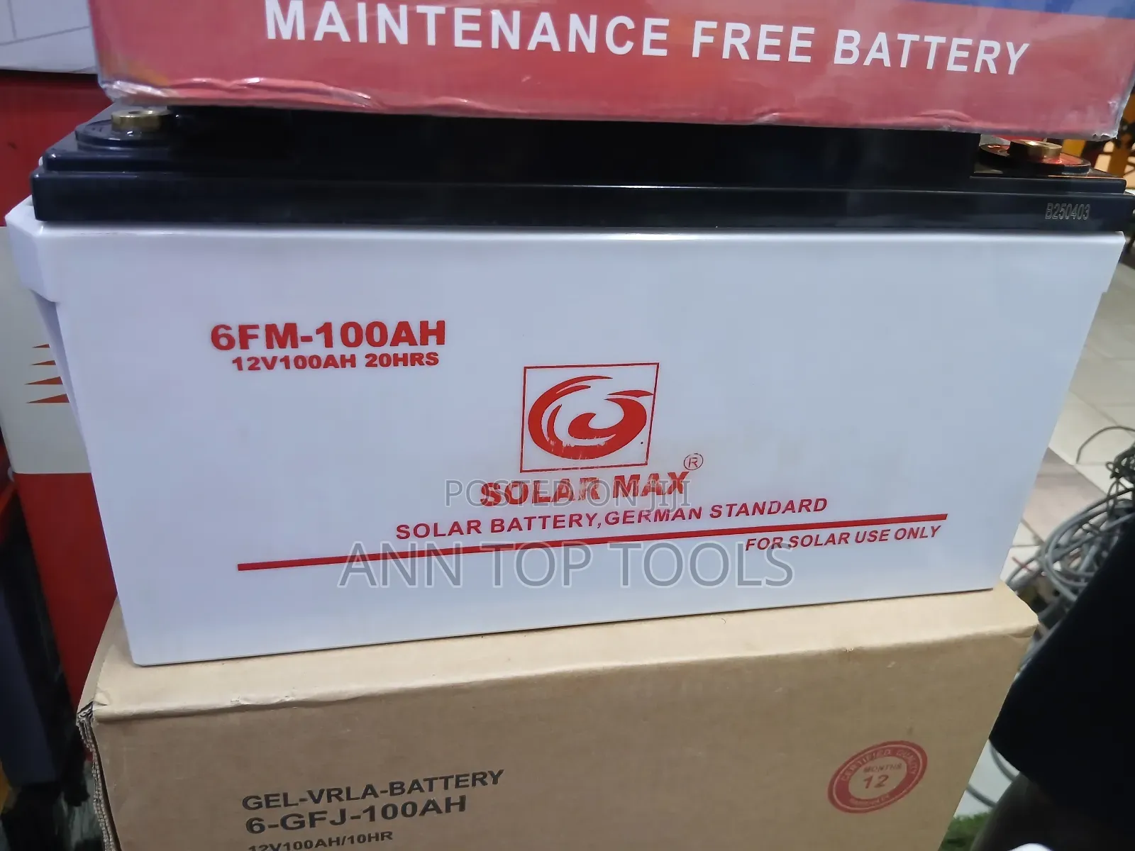 100 Ah Solarmax Solar Battery