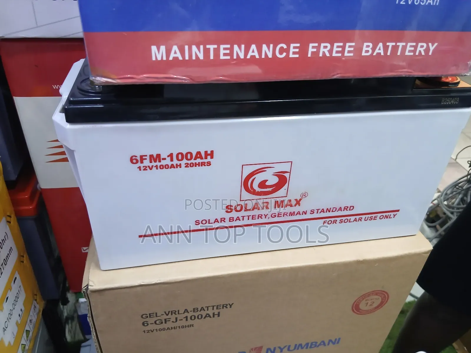 100 Ah Solarmax Solar Battery