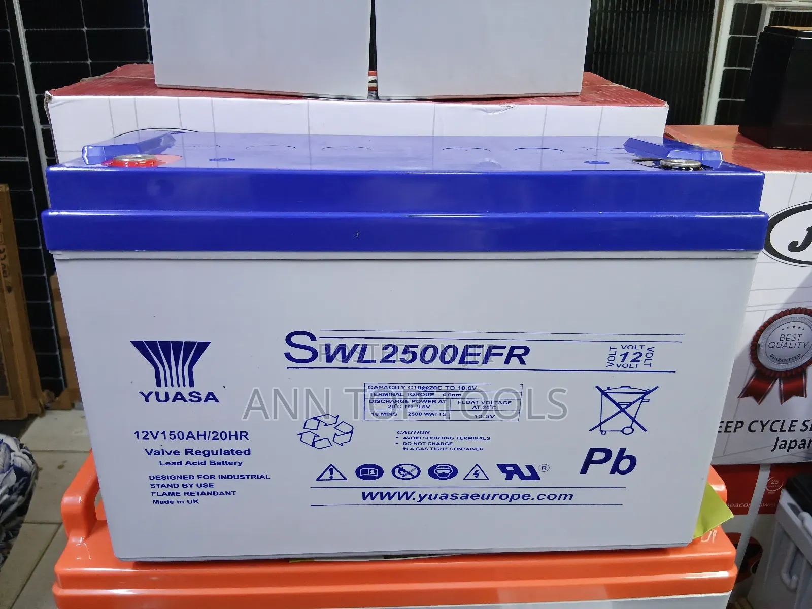 150 Ah Yuasa Lead Acid Battery
