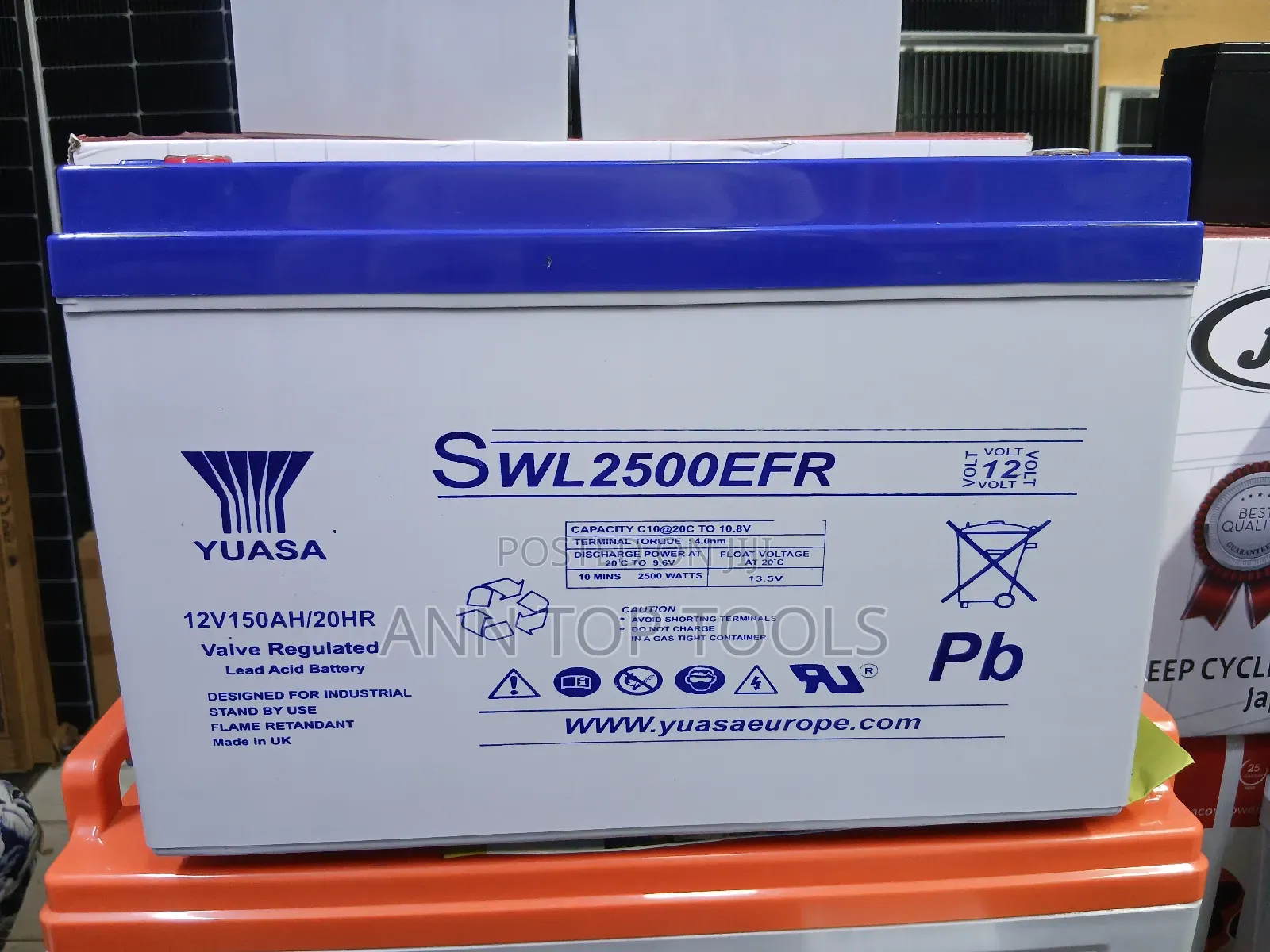 150 Ah Yuasa Lead Acid Battery
