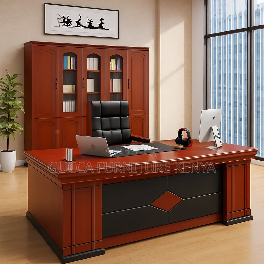 1.6 Meters Director's Mahogany Office Table