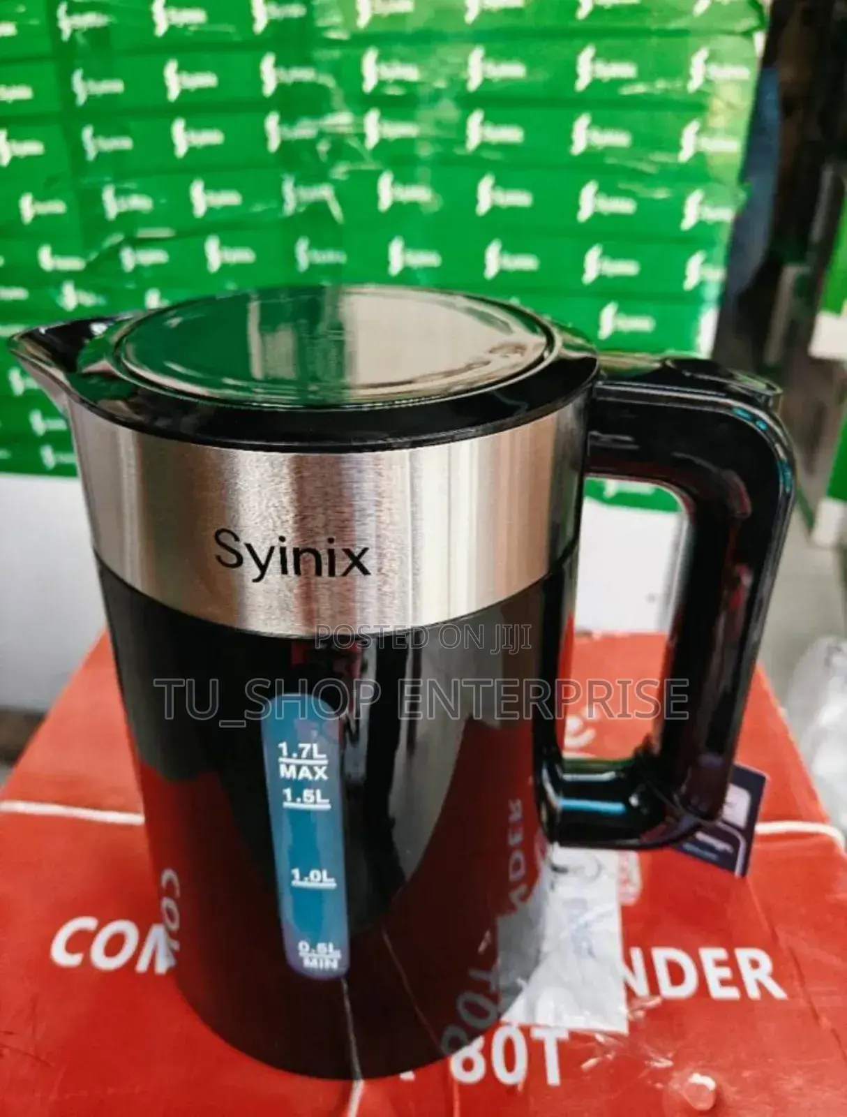 Syinix 1.7l Electric Water Kettle – Fast Boil Energy Efficient