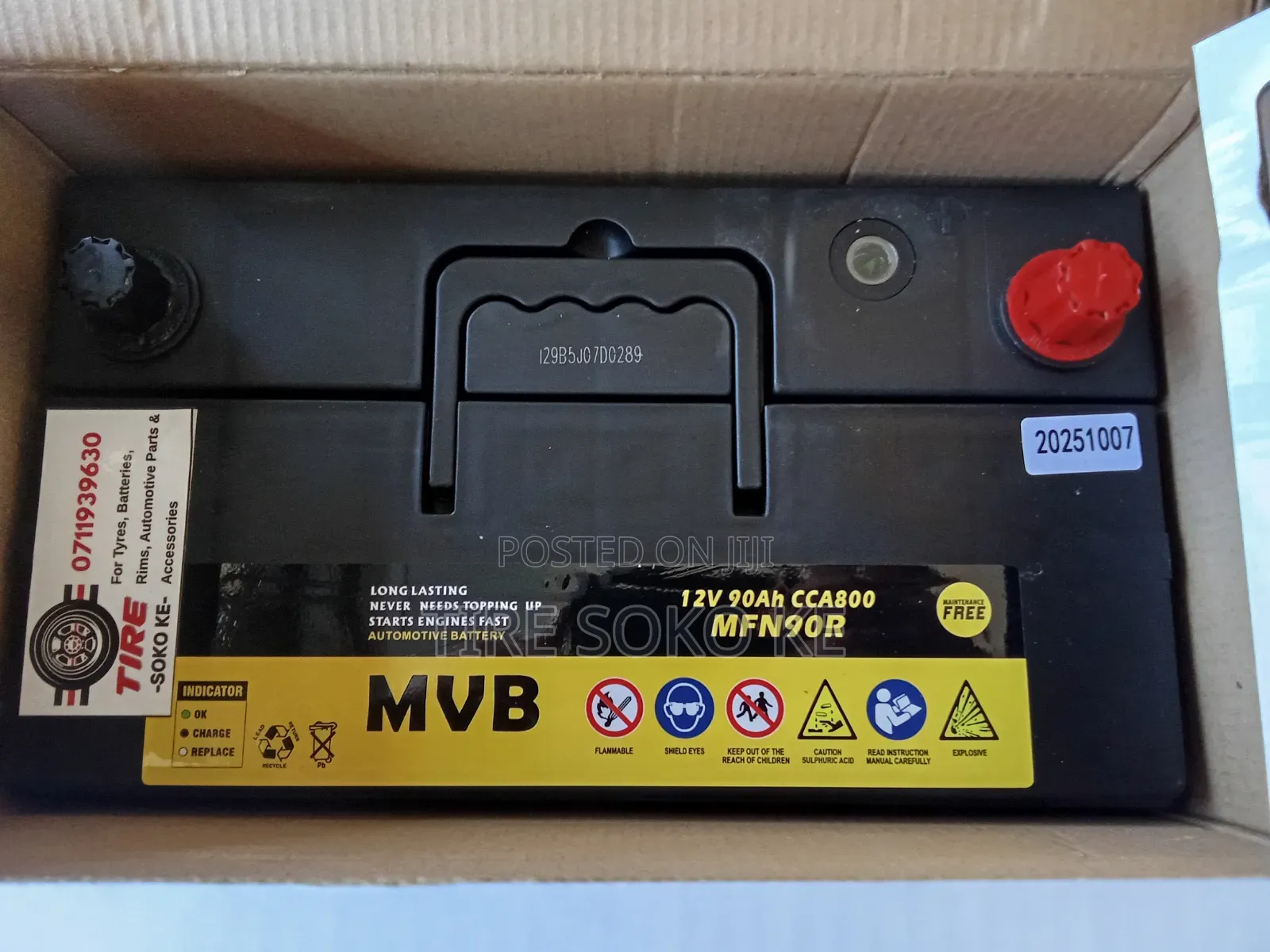 N90 M.V.B Car Battery With High C.C.A