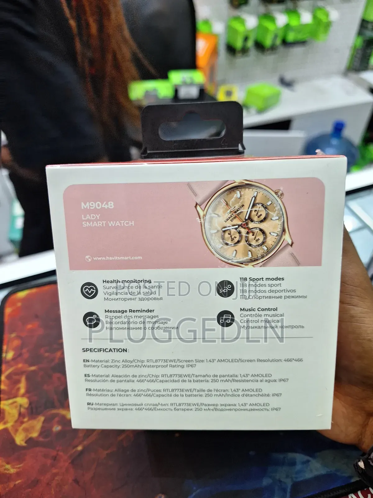 Havit M9048 1.43" Amoled *Pink* Lady Smart Watch