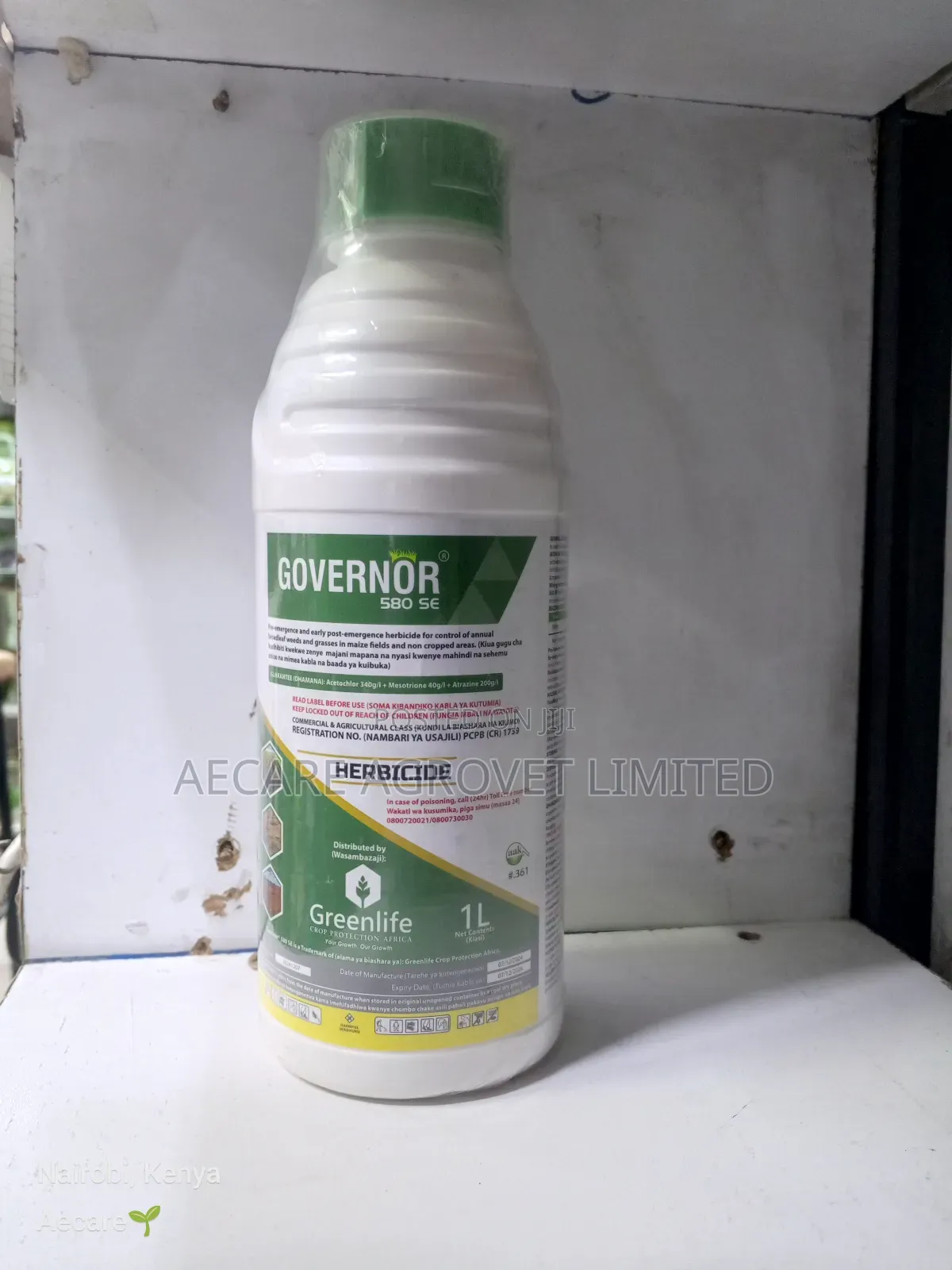 Governor 580 Se Herbicide 1litre, 5litres