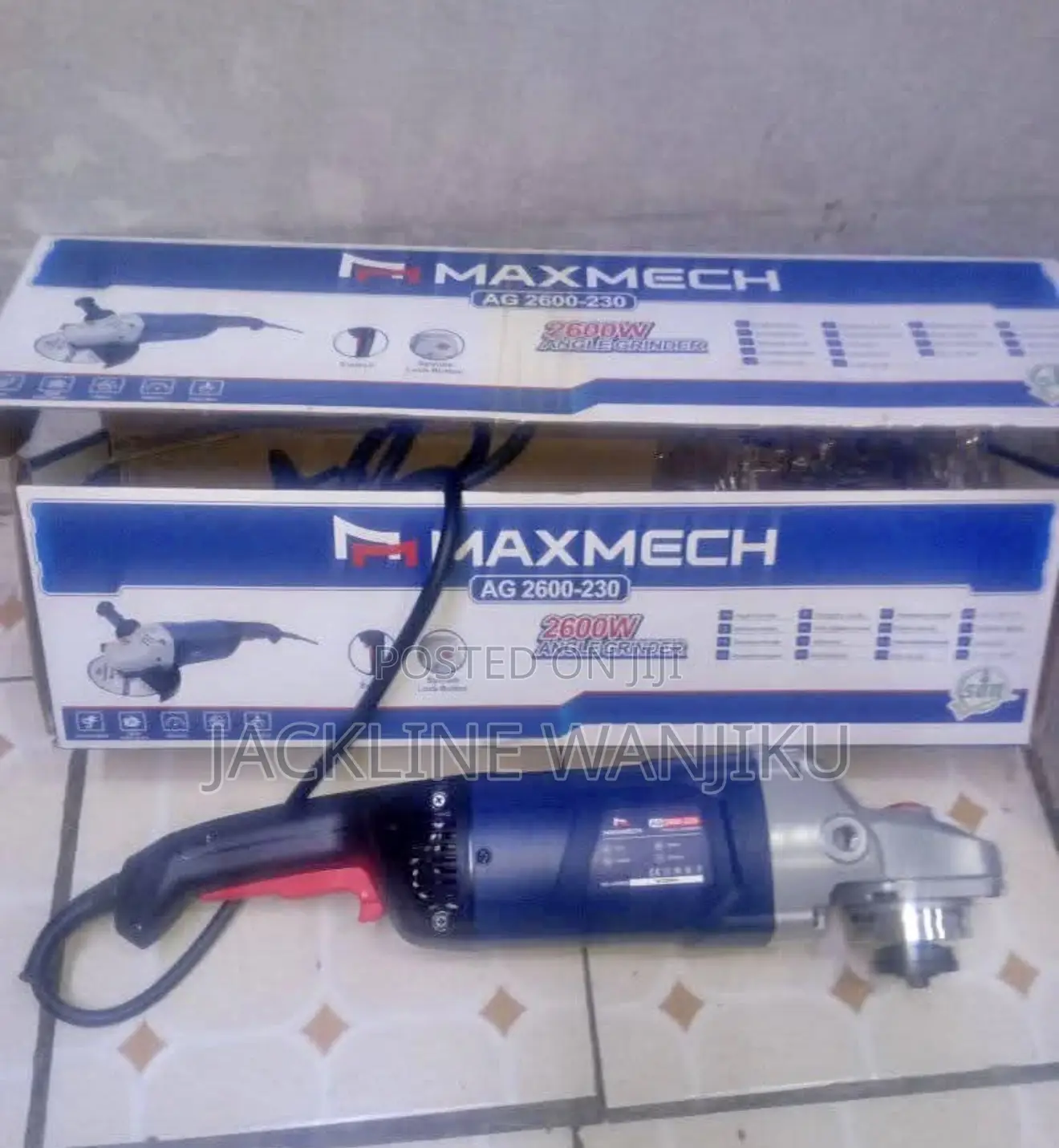Maxmech Angle Grinder 9” / 2600w Angle Grinder Maxmech/ Grinder 9”