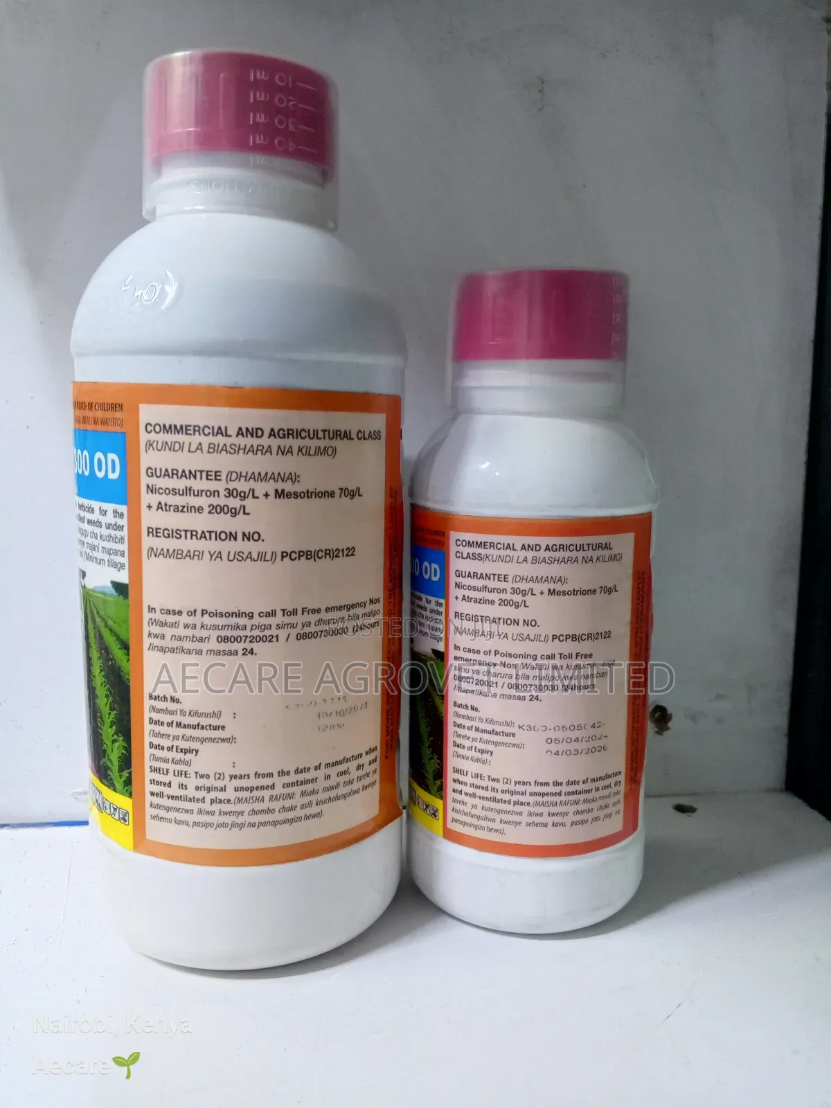 Kolopa 30od Oil Dispersion Herbicide 500ml, 1litre