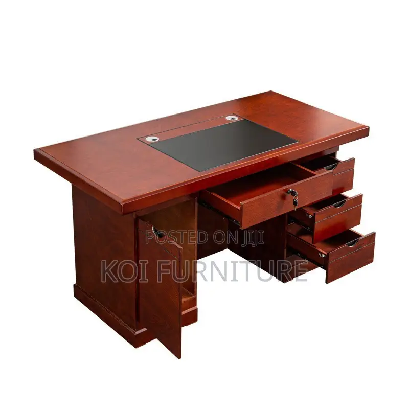 Office Desk; 1200mm Platinum Mahogany Executive Desk