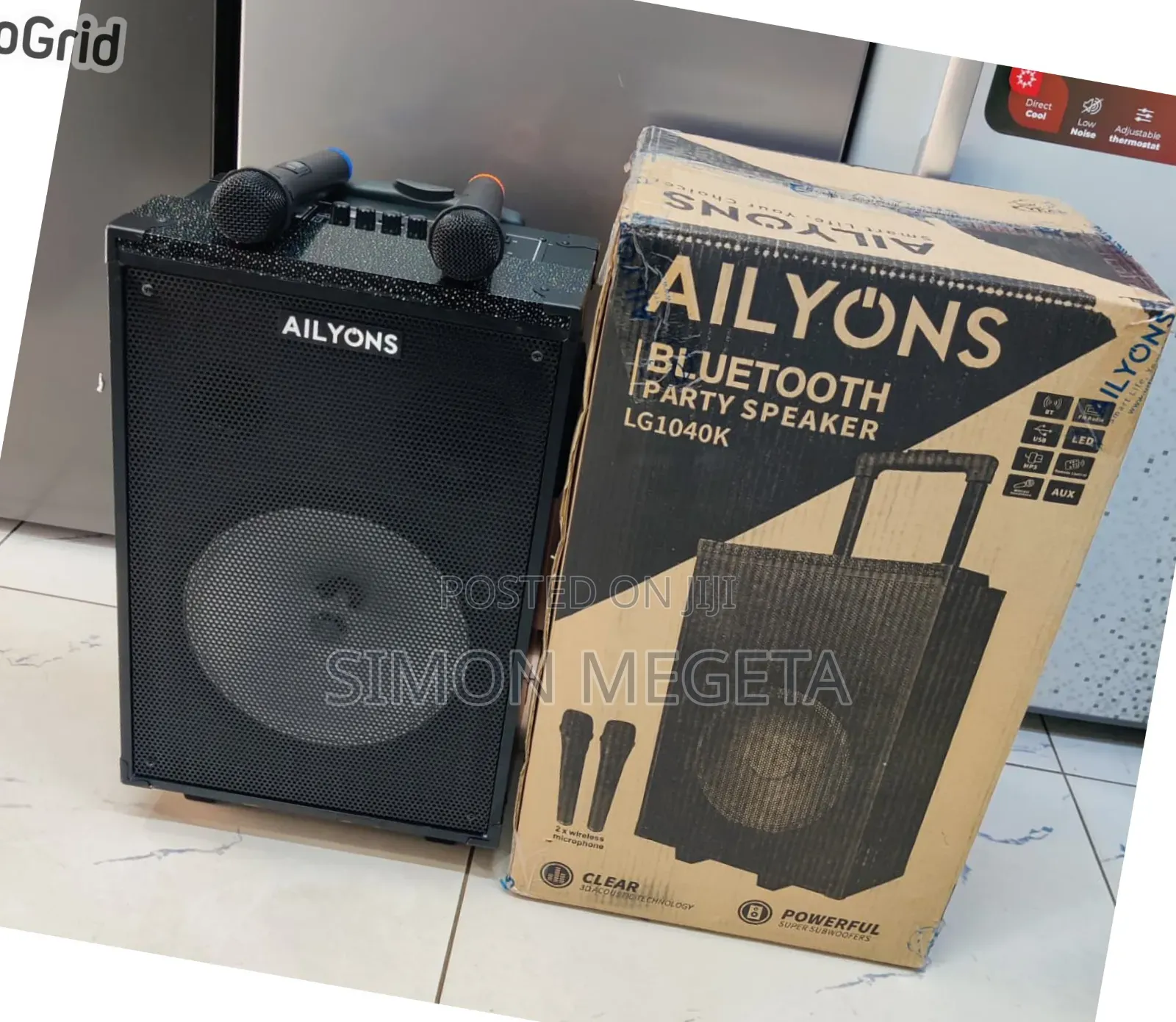 In Stock Portable Party Speaker 10" Ailyons