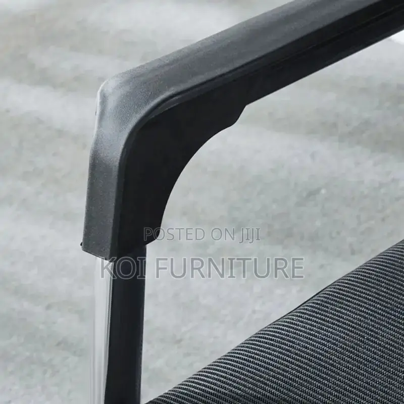 Office Chair; Mesh Fabric Office Chair With Sled Base