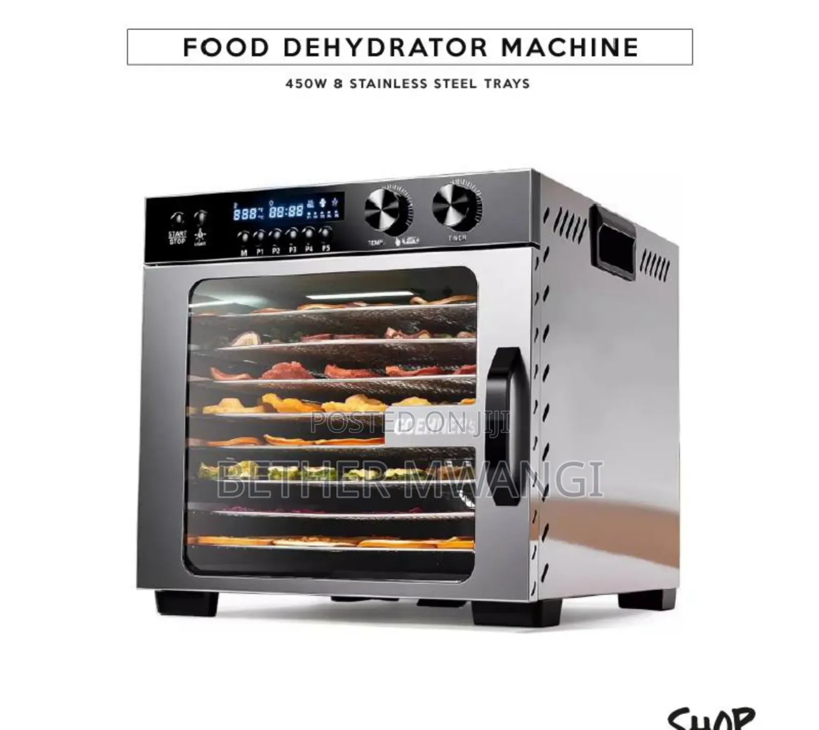 8- Shelf Food Dehydrator Machine In Kenya